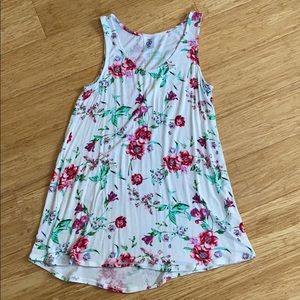 Floral S tank top